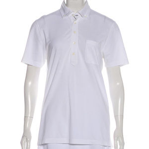 White Slim Cut Polo Shirt